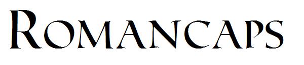 Romancaps字体