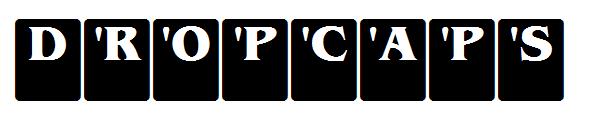 Dropcaps字体