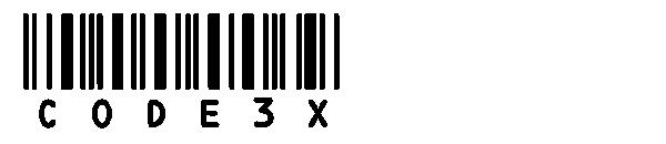 Code3x字体