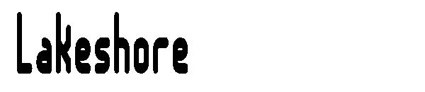 Lakeshore字体