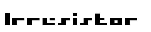 Irresistor字体