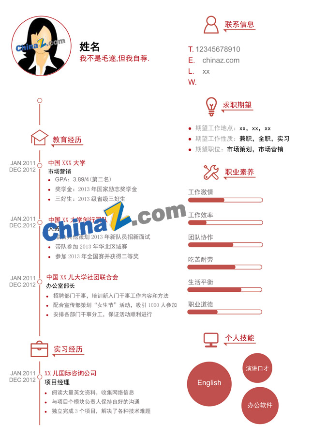 房产销售经理求职简历