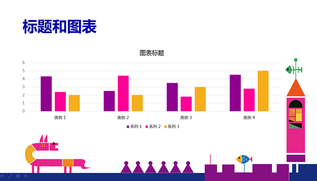 孩子们喜欢的可爱卡通课件ppt模板