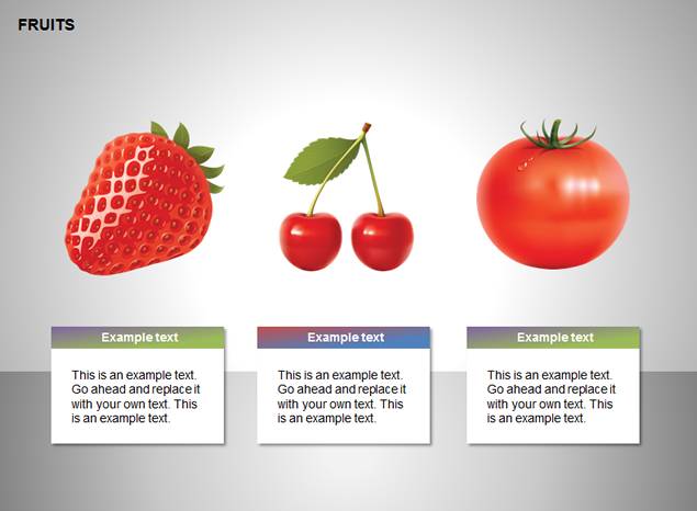 16套水果ppt图表免费下载