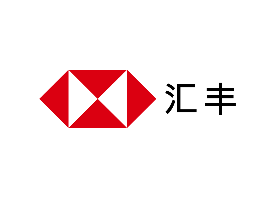 HSBC汇丰银行标志矢量图