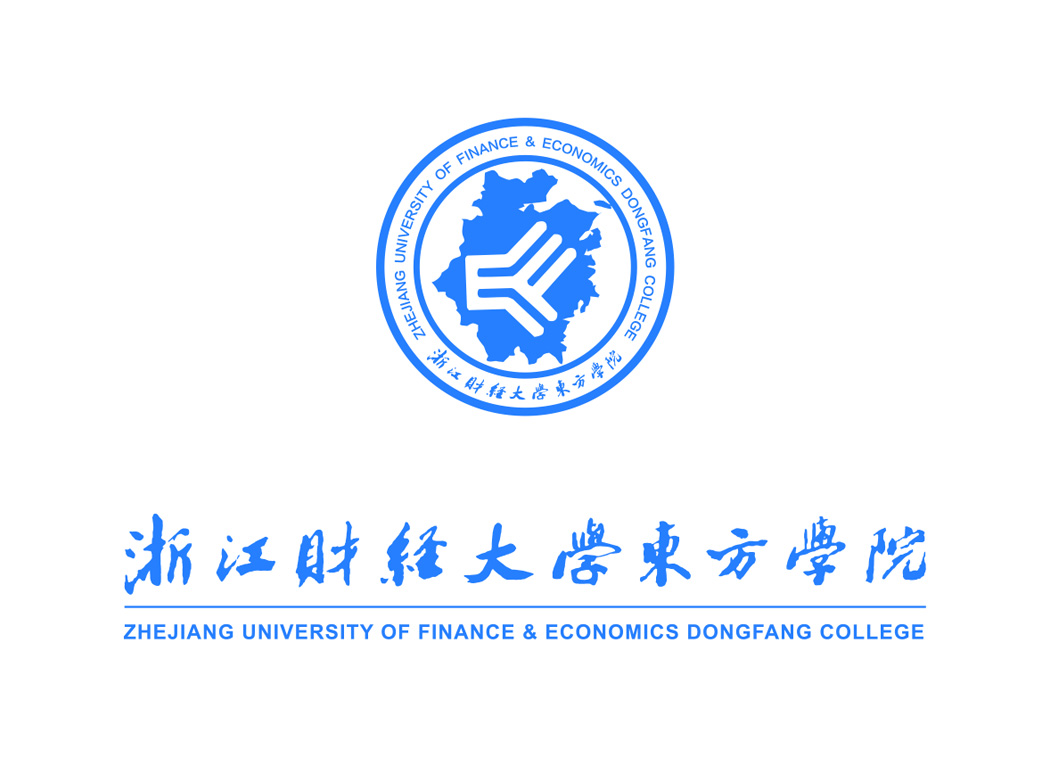 浙江财经大学东方学院校徽标志矢量图