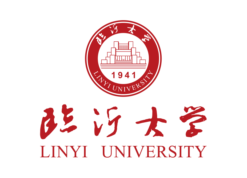 临沂大学校徽标志矢量图