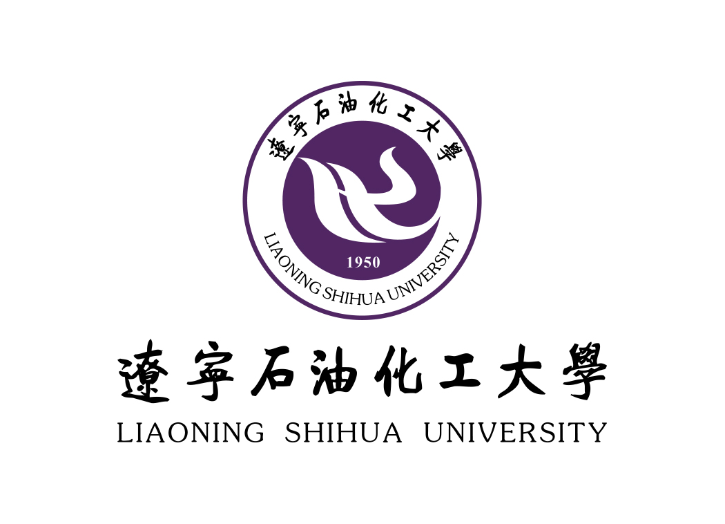 辽宁石油化工大学校徽标志矢量图