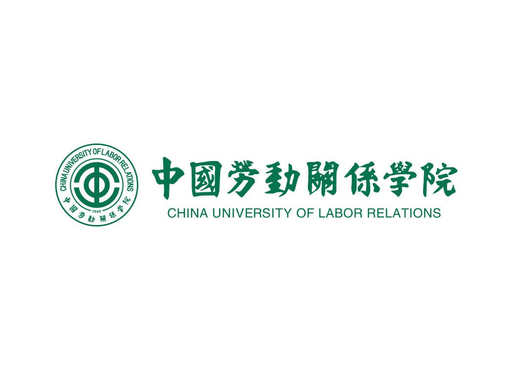 中国劳动关系学院校徽标志矢量图