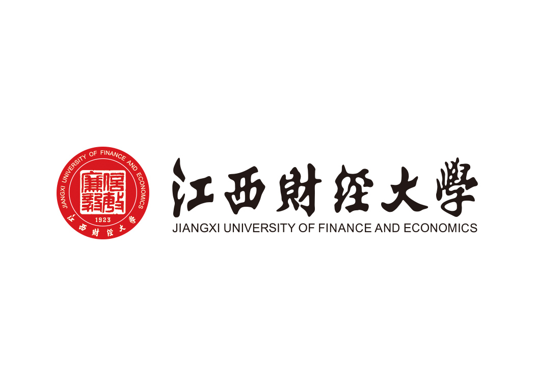 江西财经大学校徽标志矢量图