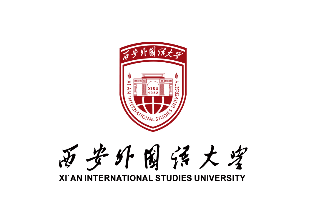 西安外国语大学校徽标志矢量图