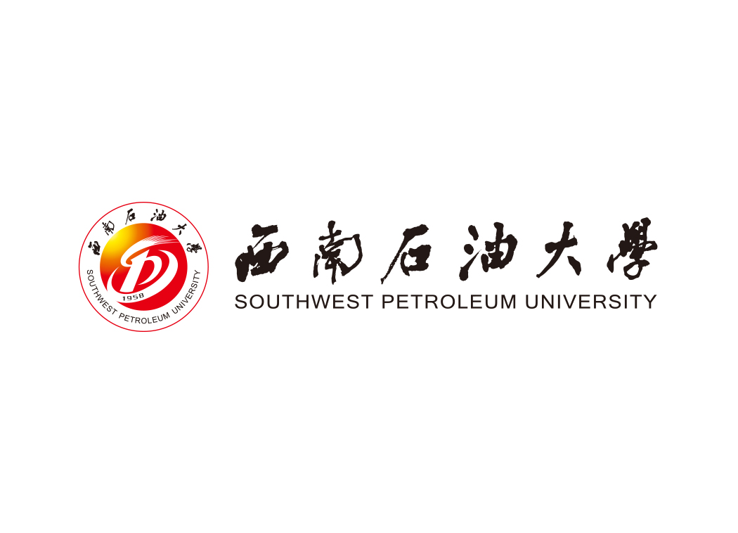 西南石油大学校徽标志矢量图