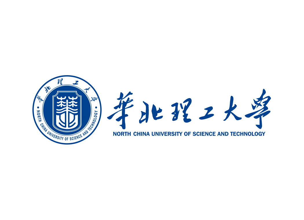 华北理工大学校徽标志矢量图