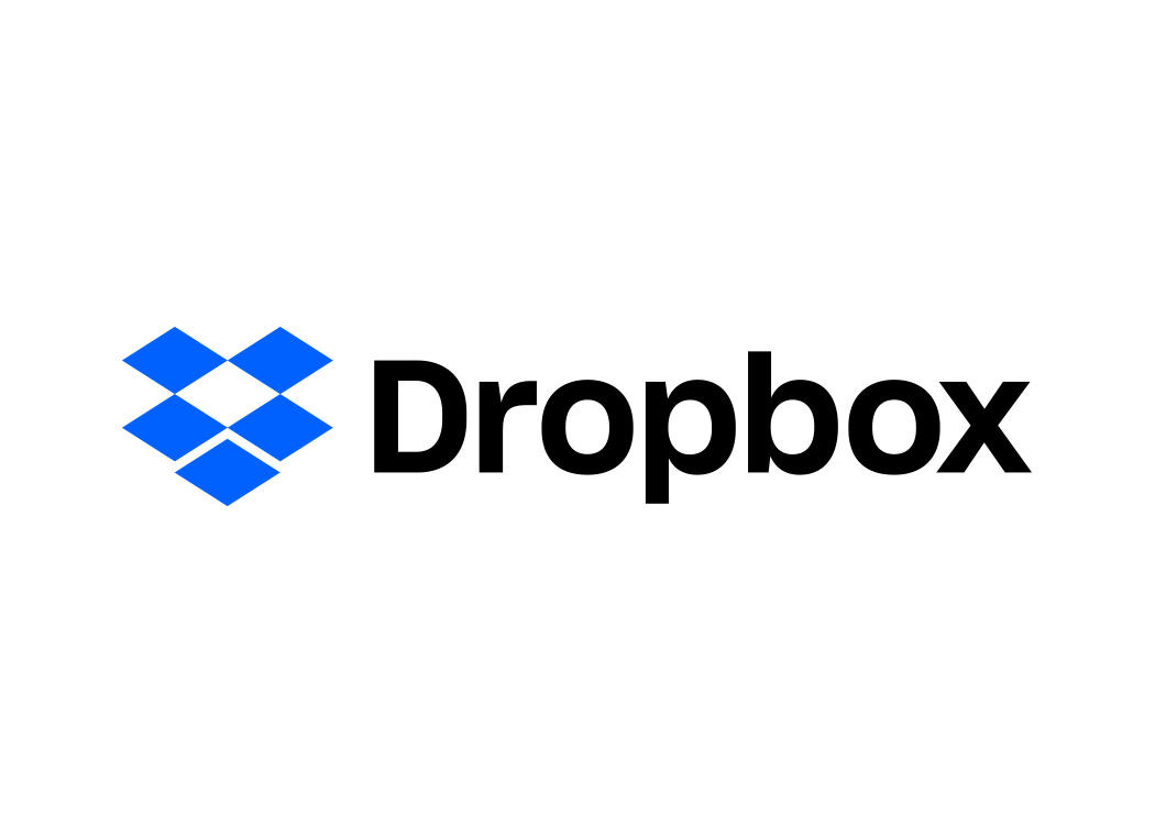 云存储Dropbox标志矢量图