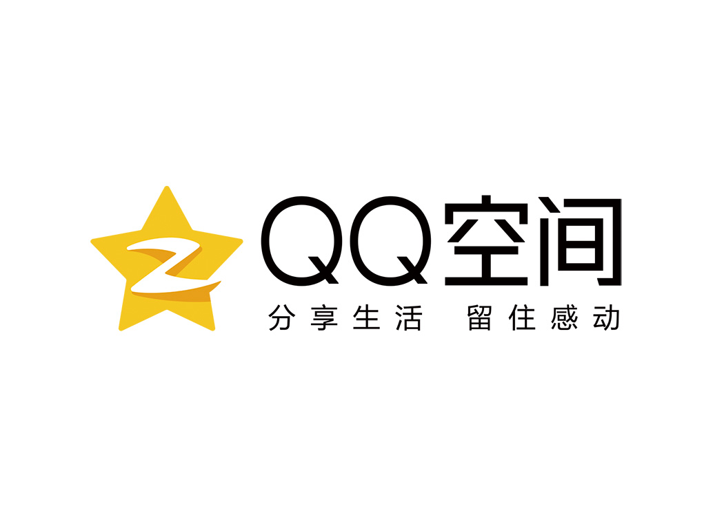 QQ空间logo标志矢量图