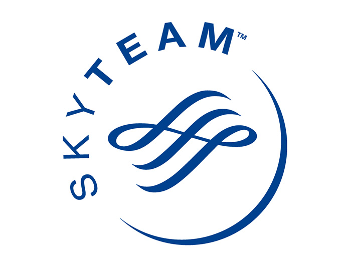 天合联盟(SkyTeam)标志矢量图