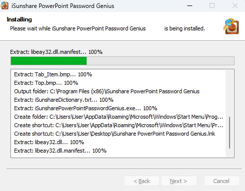 iSunshare PowerPoint Password Genius