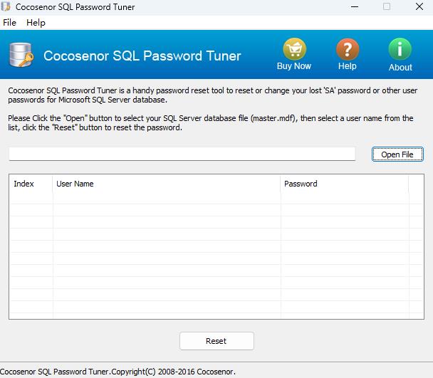 Cocosenor SQL Password Tuner