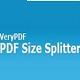 VeryPDF PDF Size Splitterv2.0