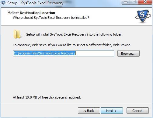 SysTools Excel Recovery