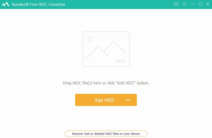 Apeaksoft Free HEIC Converter