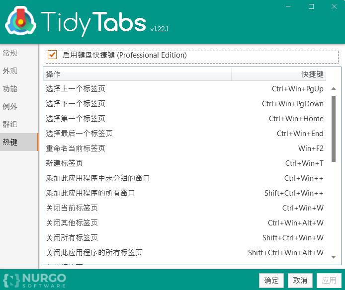 TidyTabs